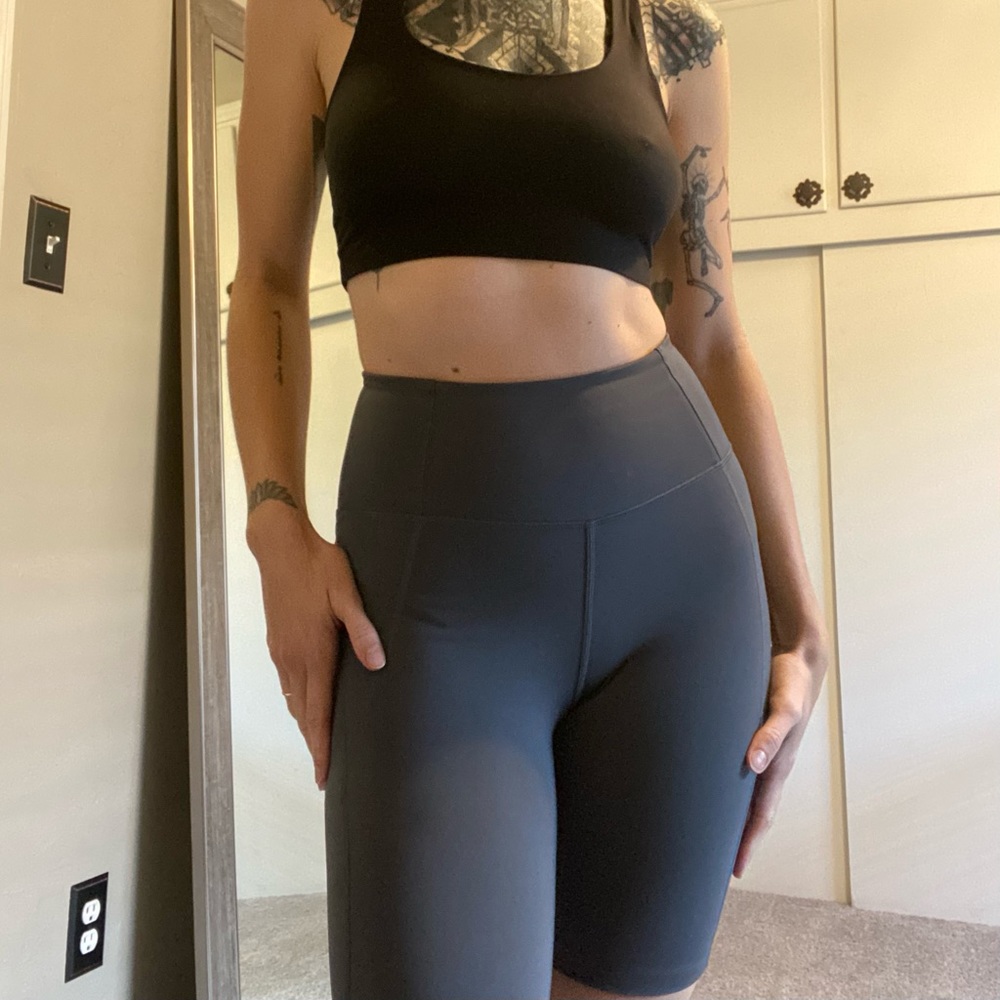 Smoke Girlfriend Collective Bike Shorts